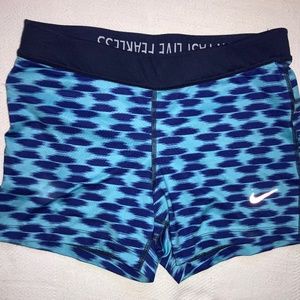 NIKE  Dri-Fit Relay Shorts Sz M Run Fast Live Fearless waistband